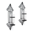 Wall Mounted Candle Holder Metal Crystal Glass Candlestick For Home Decoration Bar Party Christmas Living Room Decor New Arrival