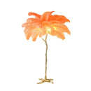 Nordic Feather Floor Lamp Light Luxury Internet Celebrity Ostrich Ins Live Broadcast Room Decoration Atmosphere Table