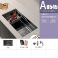 Stainless Steel Kitchen Sinks Black Nano Large Single Tank Countertop Basin Home Kitchen Vegetable Sink 304 Thickened Wash Basin
