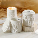Norway Swedish Aromatherapy Candle Holder Wholesale Resin Ceramic Cup Fragrance Handmade DIY Home Decoration Ornament Wedding