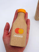 Montessori Kitchen Toys Wooden Kitchen Play House Simulation Play House Condiment Bottles Educational Toy for Children Gift