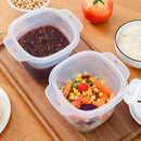 Microwave Oven Rice Cooker 700ML Multifunctional Steamer Hot Soup Cooking Bento Lunch Box Food Grade PP Kitchen Steaming Utensil