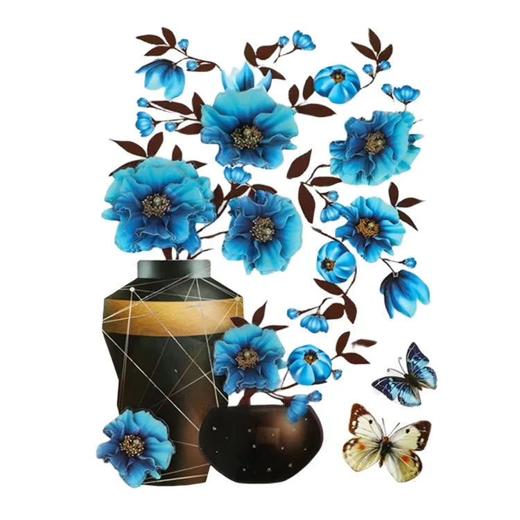 Waterproof Self-adhesive Wall Sticker, 3D Stereo Simulation, Home Background Decoration