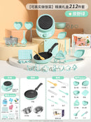 New Mini Kitchen Real Cooking Full Set of Cooking Girl Small Kitchen Set Children Baby Puzzle Play House Toys Kids Toys