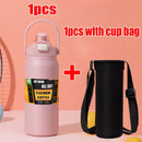 1500ML Stainless Steel Thermo Bottle Portable Thermos Large Capacity Thermo Water Bottle Tumbler Thermoses Outdoor Vacuum Flasks