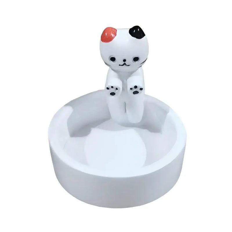 Cute Kitten Candle Holder Cartoon Kitten Candle Holder Cute Scented Light Holder Funny Creative Desktop Ornaments Home Decor