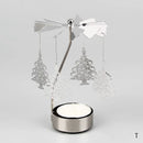 Metal Candlesticks For Candles Modern Room Decor Silver Carousel Candle Tea Light Holder Damper Home Decoration Valentine's Gift