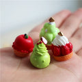 1/6 Scale Assorted Miniature Dollhouse Cake Mini Food for Doll Pretend Play Kitchen Toy Accessories