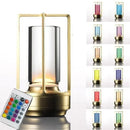 Newest 3/12 Colors Stepless Dimming Table Lamps 2000mAh Rechargeable Desktop Night Lights Touch Atmosphere Light Remote Control