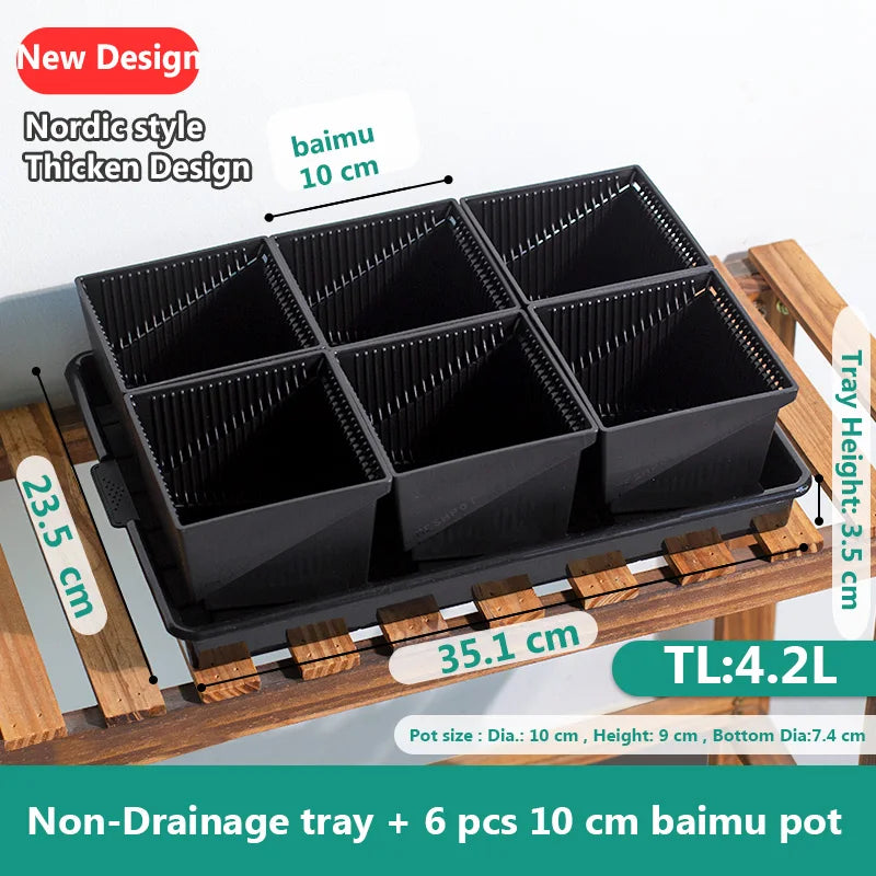 Meshpot Succulent Pot Set Cactus Pot Planter Good Air System Breathable Beyond Ceramic Planter Plastic Windowsill Flower Pot