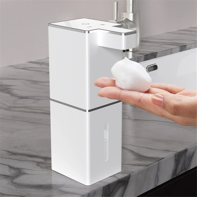 USB Charging Automatic Induction Foam Soap Dispenser Smart Liquid Soap Dispenser Auto Touchless Hand Washer for Kitchen Bathroom