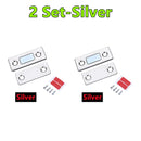4/2/1Set Strong Magnetic Cabinet Catches Ultra-Thin Door Magnets Stops Invisible Adhesive Drawer Magnet Catch for Kitchen Closer