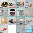 Dollhouse Mini Kitchen Furniture Toys Full Set Models for Doll House Kitchen Furniture Decorative Accessories