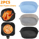 1/2Pcs Air Fryer Kitchen Utensils Air Fryers Pan Pizza Baking Mold Airfryer Accessories Silicone Air Fryer Pans Mold For Baking