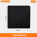 Eu Black Retro Toggle Wall Light Switch belt. Antique Switch socket with USB charging. 220V1gang2way Speed control switch