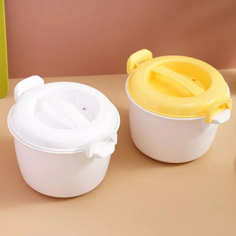 Microwave Rice Cooker Steamer Pot Pastamaker Microwave Veggie Cookware Cooking Soup Pressure Pots Bowl Micro Vegetable Container