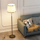 Fabric Lampshade Cosy E27 Led Floor Lamp for Living Room Sofa Side Standing Lamps Remote Control Dimmer Bedroom Bedside Lights
