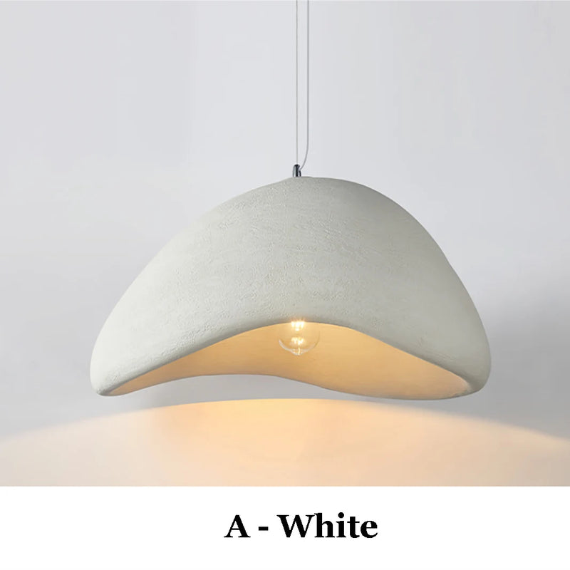 Japanese Wabi Sabi Chandelier Modern Minimalist Dining Living Room Pendant Light Bedroom Bar Designer Homestay E27 Hanghing Lamp