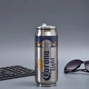 500ML Thermos with Straw Cola Can Termos Para Cafe Beer Bottle 304 Stainless Steel BEER Cold Keeper Drinkware Garrafa Térmica