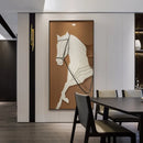 Modern Luxury Horses Canvas Posters and Prints Wall Art Entrance Decorative Painting Porch Living Room Home Decor Cuadros