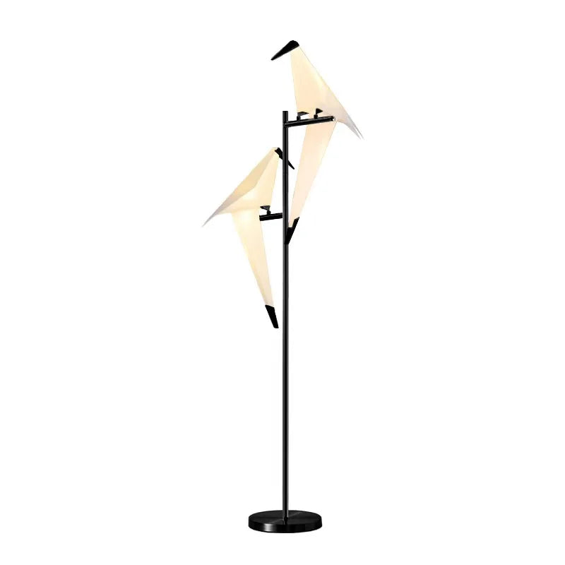 Perch Light Floor Lamp Led Designer gold Origami Bird Standing Lamps for Living Room creative Art Deco safaside corner Lamp