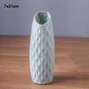 Morandi Plastic Vase Living Room Decoration Ornaments Modern Origami Plastic Vases for Flower Arrangements Home Decoration