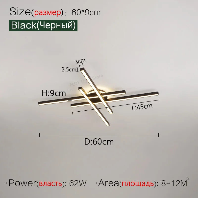 2024 new ceiling lamp Nordic modern LED lamp living room dining room bedroom lights ceiling chandelier