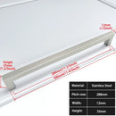 Square Furniture Hardware Black Cabinet Handle Stainless Steel Kitchen Door Knobs Cupboard Wardrobe Drawer Pulls