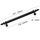 Modern Light Luxury European Wardrobe Cabinet Door Handle Drawer Shoe Cabinet Furniture Hardware Circular Tube Handle