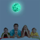 Luminous Fluorescent Glow in The Dark Moon Wall Stickers for Kids Rooms Decoration Livingroom Baby Bedroom Ceiling Home Decor