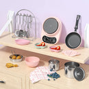 Children's Mini Kitchen Complete Cooking Girl Small Kitchen Set Children's Puzzle Play House Toys Real Cooking Food Set For Kids
