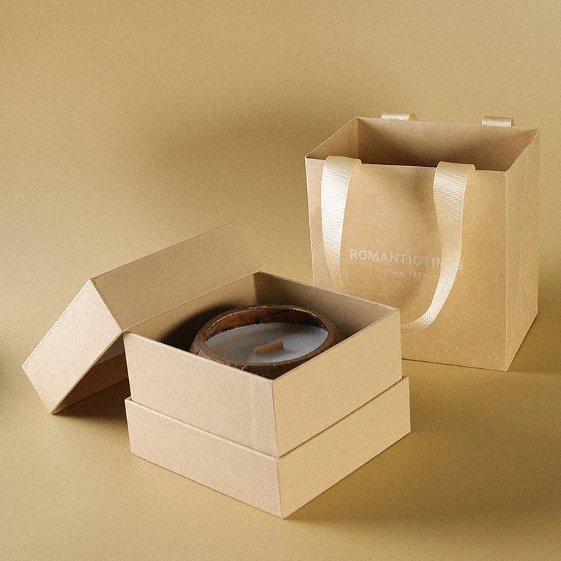 Coconut Scented Candle Shell Gift Box Niche Premium Girls Gift Christmas Souvenir Fragrance Set Ornament