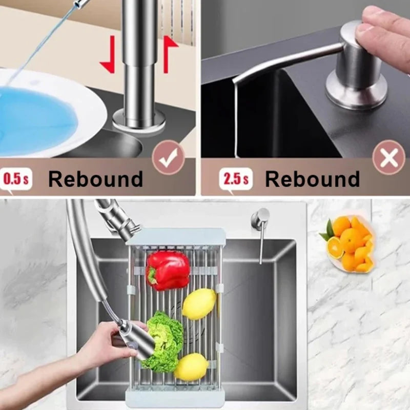 2024 new Soap Dispenser for Kitchen Sink Built in Sink Soap Dispenser Countertop Soap Dispenser Pump kitchen supplies