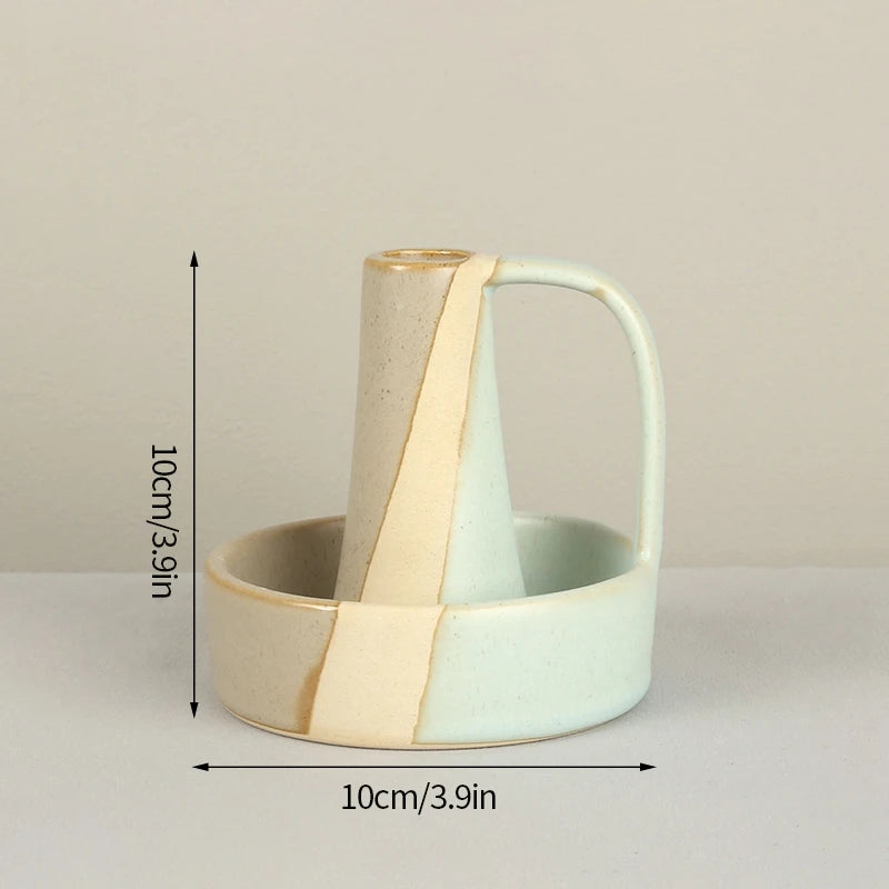 Ceramic Candlestick Nordic Candle Holder Candlestick Candle Home Decoration Candle Holders Wedding Decoration