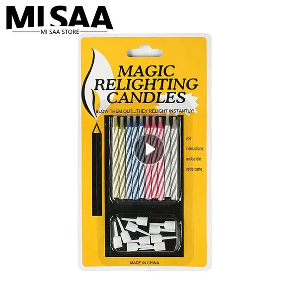 Colorful Relighting Candles Surprising Funny Candles Unforgettable Fun And Entertaining Prank Candles Exciting Interactive