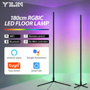 Tuya RGBIC LED Floor Lamp 180CM Smart Smart APP Remote Control Nordic Mood Light Aesthetic Room Decoration Stand Floor Light