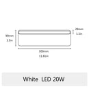 6W 12W 20W LED Outdoor Waterproof Wall Lamp Indoor Bedroom Living Room Balcony Wall Light Home Lighting Aluminum Wall Sconce