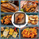 100Pcs Air Fryer Paper Disposable Steamer Bakeware Papers Oven Non-Stick Steaming Mat Oil-absorbing Paper for Fryer Accessories