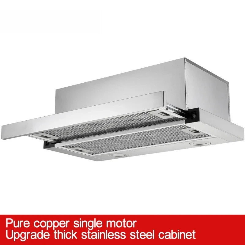 600mm Mini Range Hood Household Kitchen Exhaust Hood Range Hood Pull-Out Range Hood Stainless Steel Kitchen Apartment Range Hood