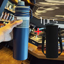 530ML/750ML Thermos Water Bottle Large capacity Stainless Steel Vacuum Flask Mug Portable Outdoor Thermal Mug Sports Drinks Cup