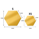 Wholesale Acrylic Hexagon Mirror Wall Stickers Self Adhesive Solid Paster DIY Tile Decals Living Room Art Decoration Ornaments