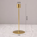 1pc Candlestick Crafts Simple Nordic Desk Candle Ornament Candle Holder for Dining Room Thanksgiving Wedding Festivals Gift