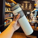 530ML/750ML Thermos Water Bottle Large capacity Stainless Steel Vacuum Flask Mug Portable Outdoor Thermal Mug Sports Drinks Cup