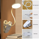 Table Lamp USB Rechargeable Desk Lamp With Clip Bed Reading Book Night Light LED Touch 3 Modes Dimming Eye Protection Light