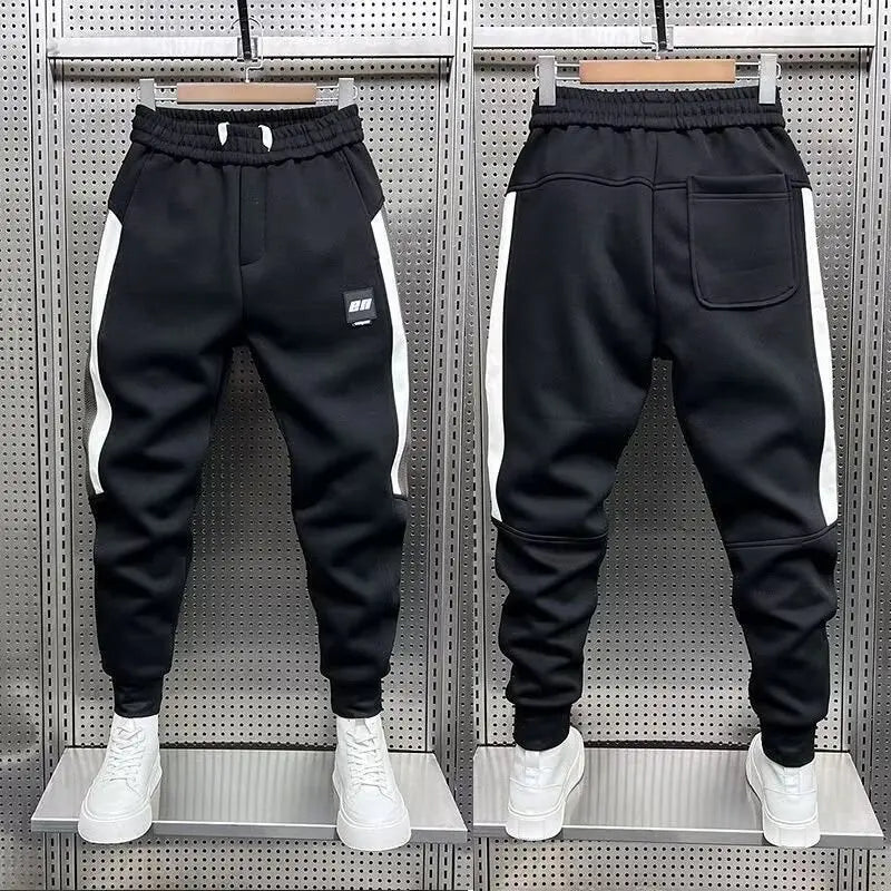 Plus Size Sports Casual Fashion Joggers Track Pants For Men And Women Versatile Autumn And Winter Leg Binding Harem Sweatpants