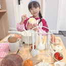 New 1pcs Mini Kitchenette Children'S Educational Toys Boy And Girl Pretend Play Kitchenette Real Cooking Full Set Chidren