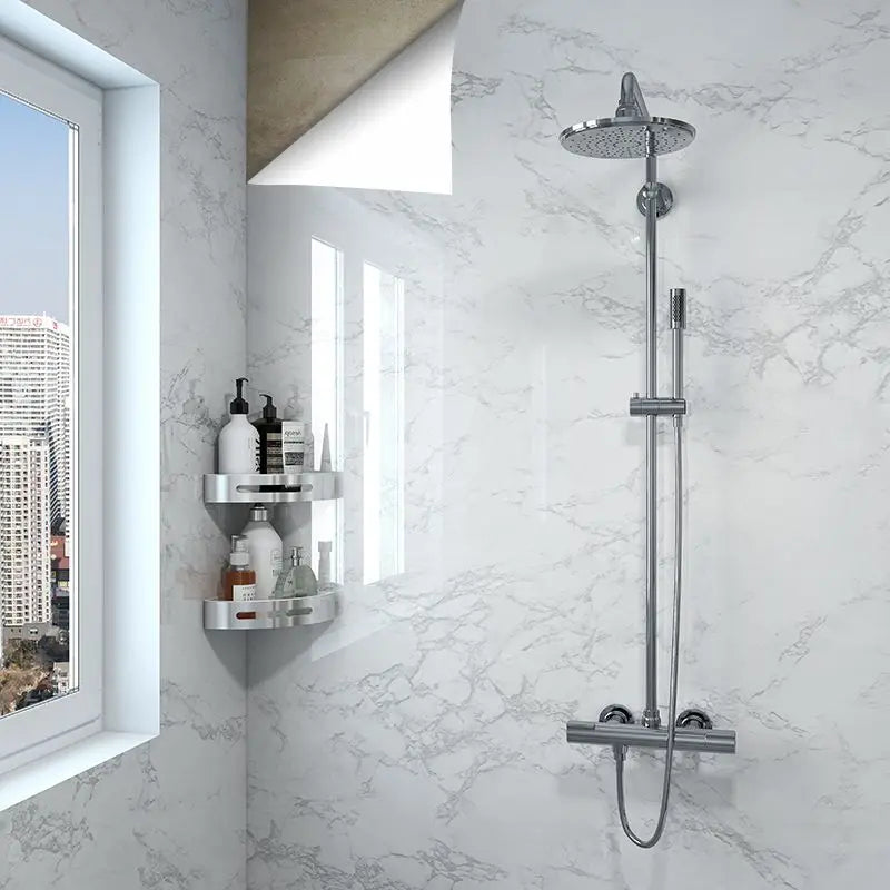 Toilet Bathroom Waterproof Stickers Self-adhesive Wallpaper Toilet Wall Covering Renovation Moisture-proof Ceramic Wall Stickers