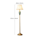 Ceramic Floor Lamp Home Decoration Sofas Stand Light European Retro Table Lamp Living Room Floor Lamp Bedroom Bedside