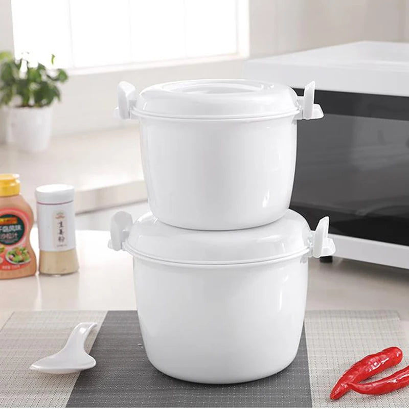 hot sale! Portable Microwave Oven Rice Cooker Multifunctional food Steamer pot PP microwave cooking Utensils Insulation Bento Lu