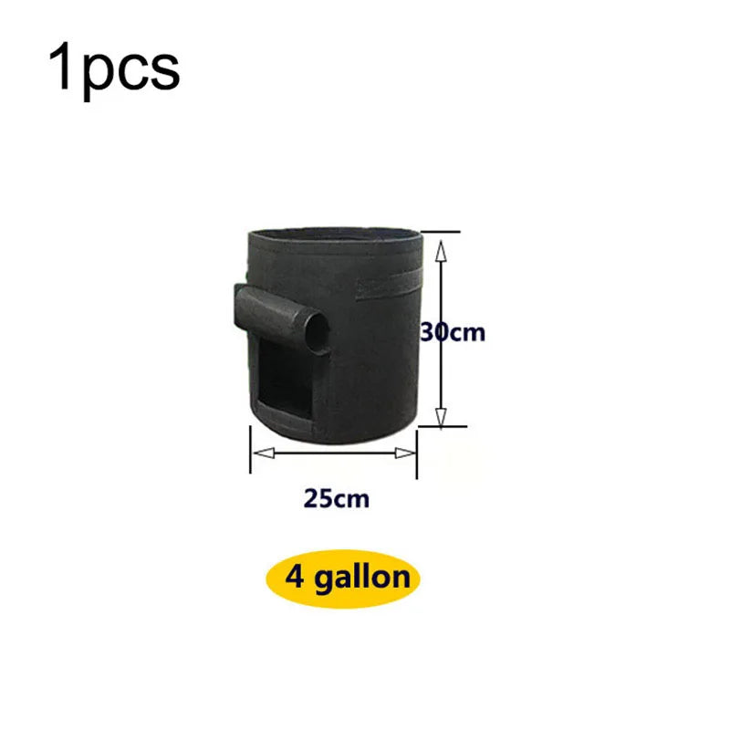1/5/10gal fabric potato plant flower Pots Grow Bags flowr Flowerpot fruit plante tools garden growing Vegetable veg Planting